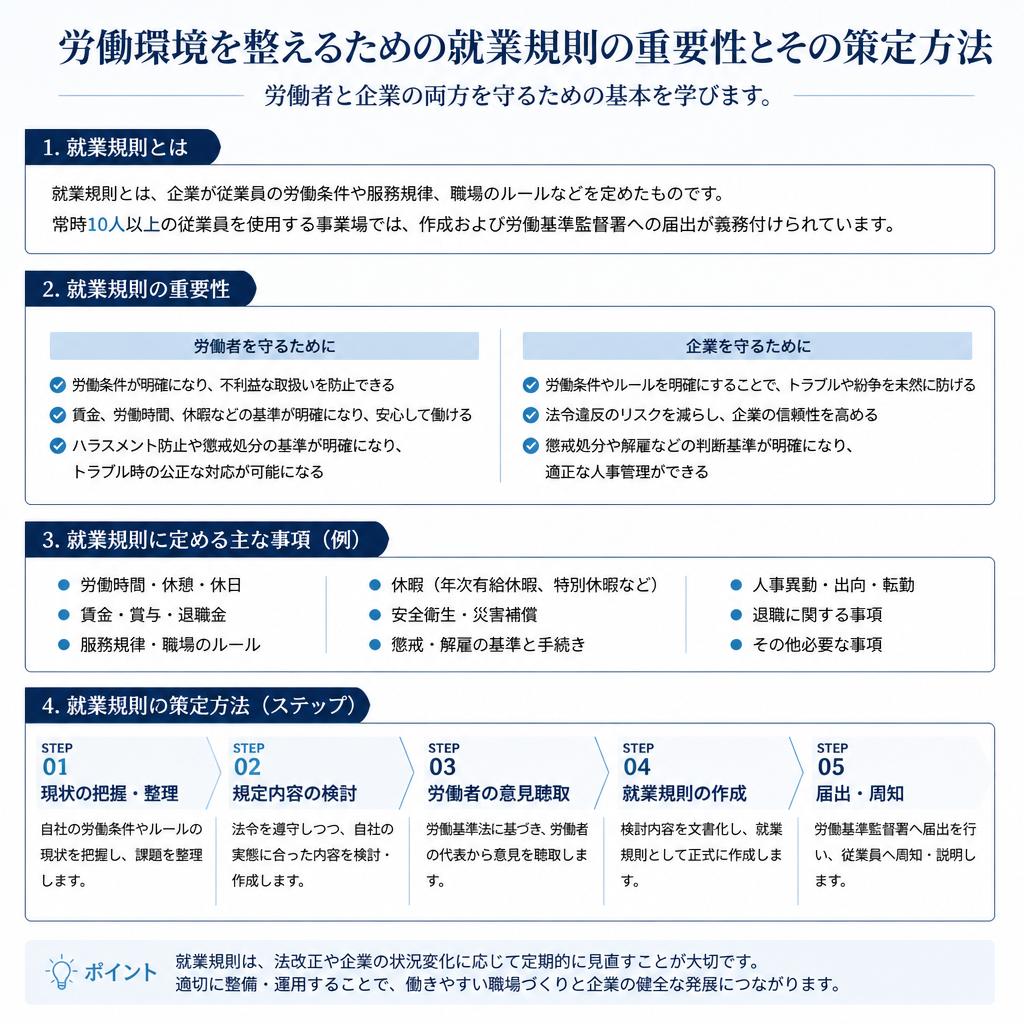 就業規則の策定方法