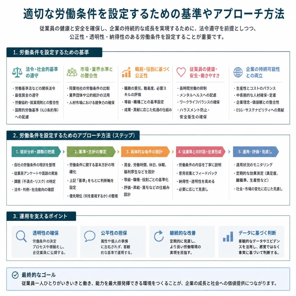 労働条件の見直し