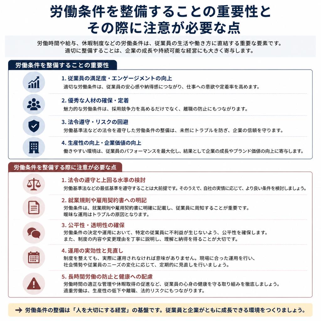 5. 労働条件の整備