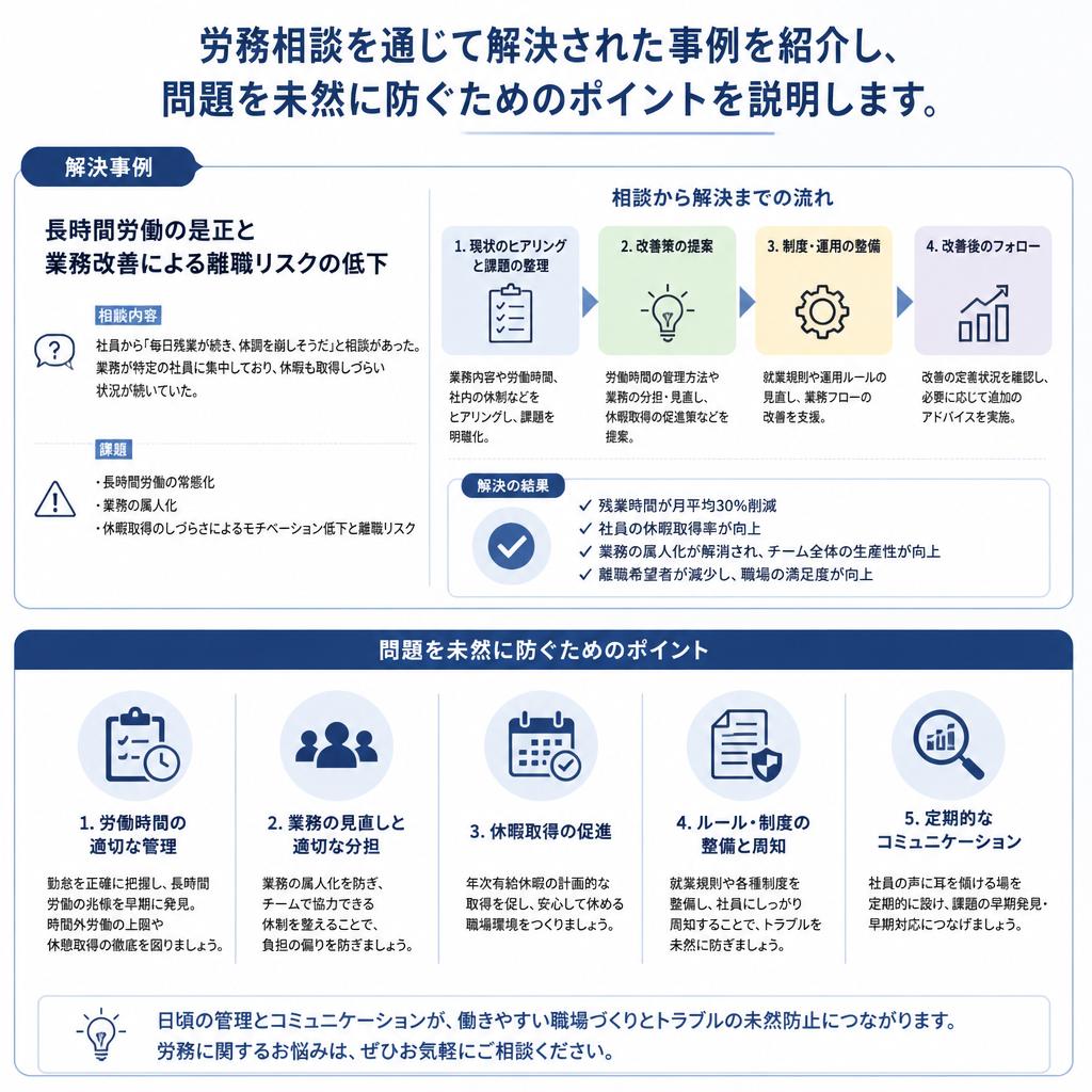 4. 労務相談の重要性と事例