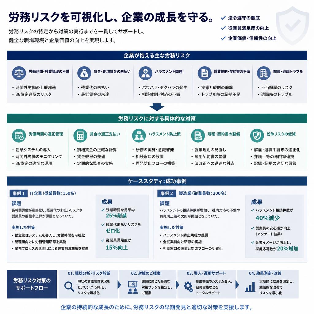 労務リスクを軽減するためのアプローチ