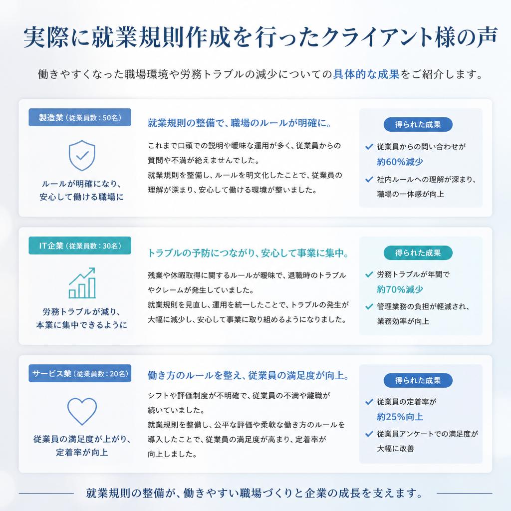 クライアントの声