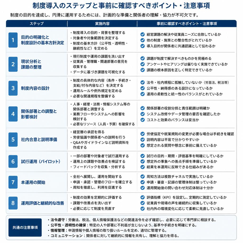 導入手順と留意点