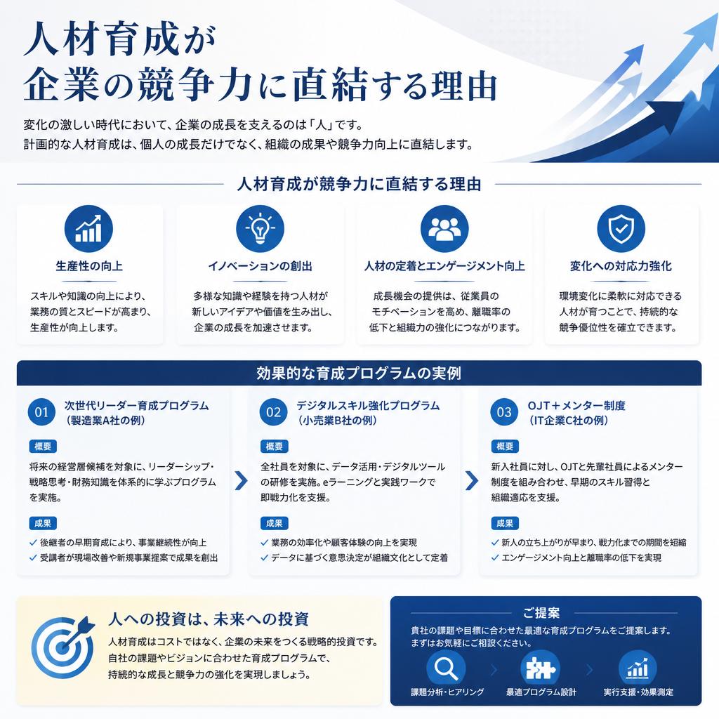 人材育成の重要性