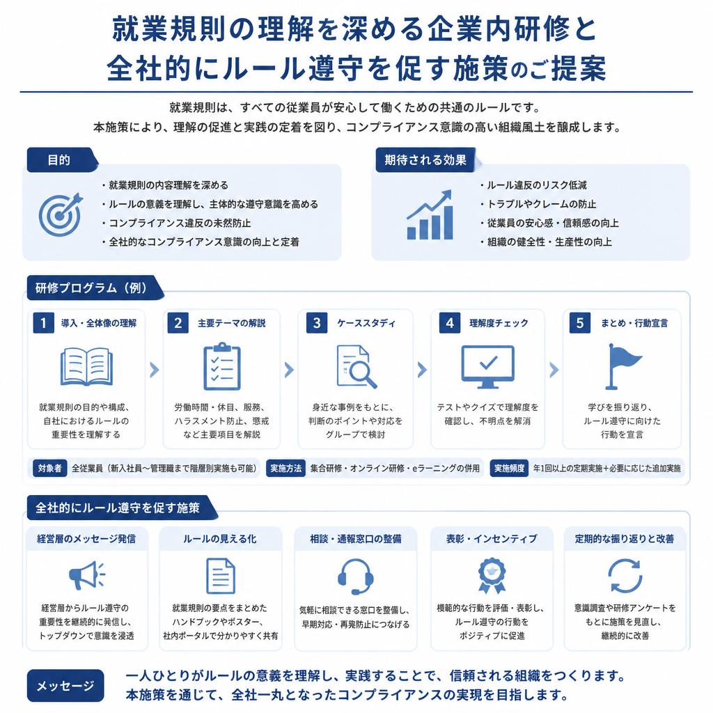 企業研修で社内の理解を促進