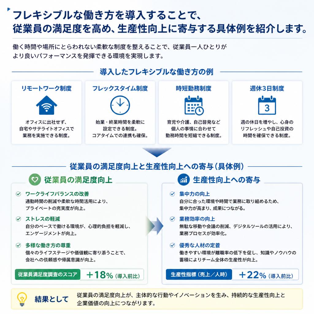 働き方改善で生産性向上