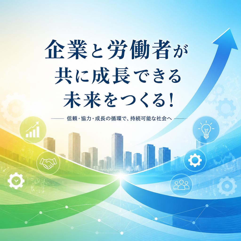 企業と労働者が共に成長できる未来をつくる！