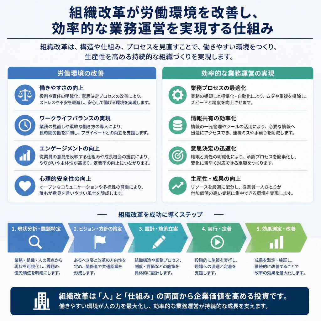 5. 組織改革とそのメリット
