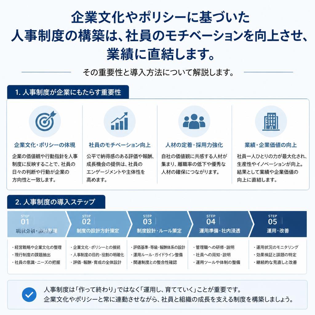 人事制度構築のポイント