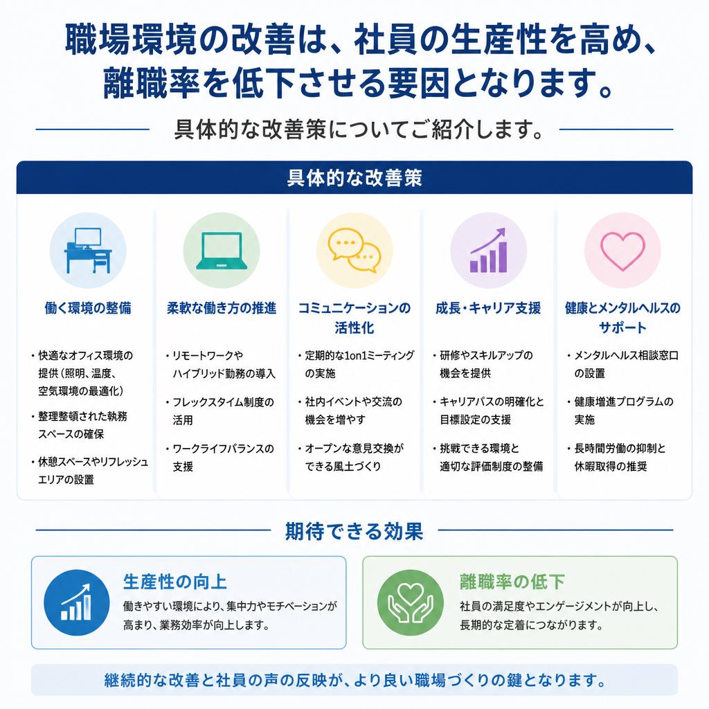 職場環境改善のメリット