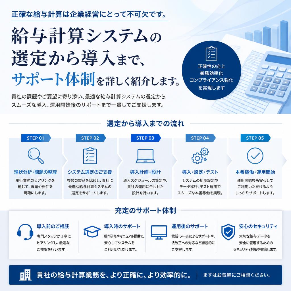 給与計算システムの導入