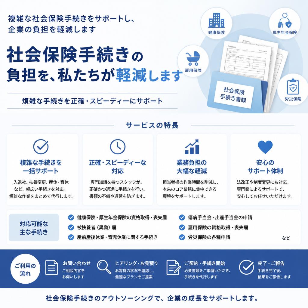 社会保険手続きの簡素化