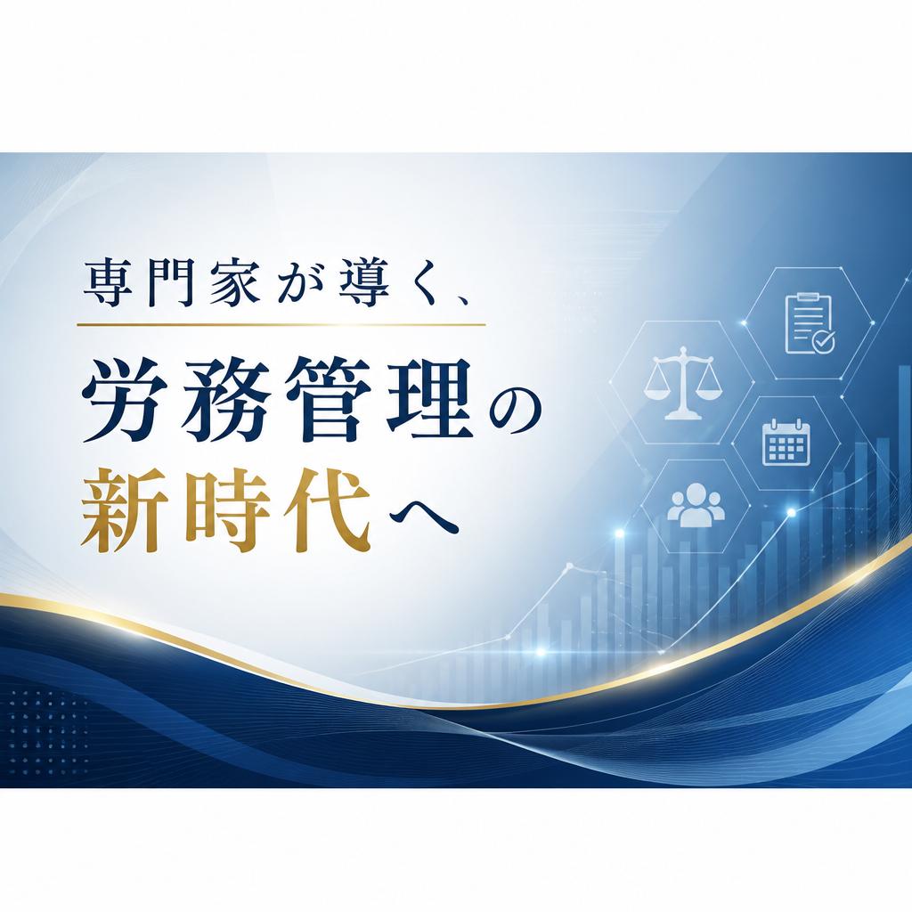 専門家が導く、労務管理の新時代へ