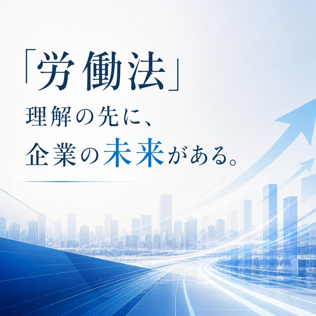 「労働法」理解の先に、企業の未来がある。