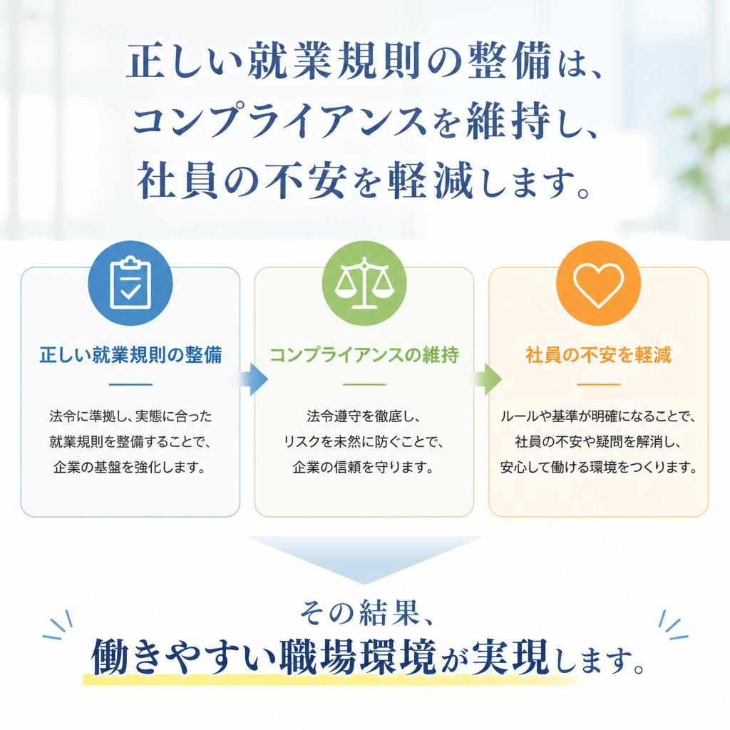 就業規則が企業にもたらす利益