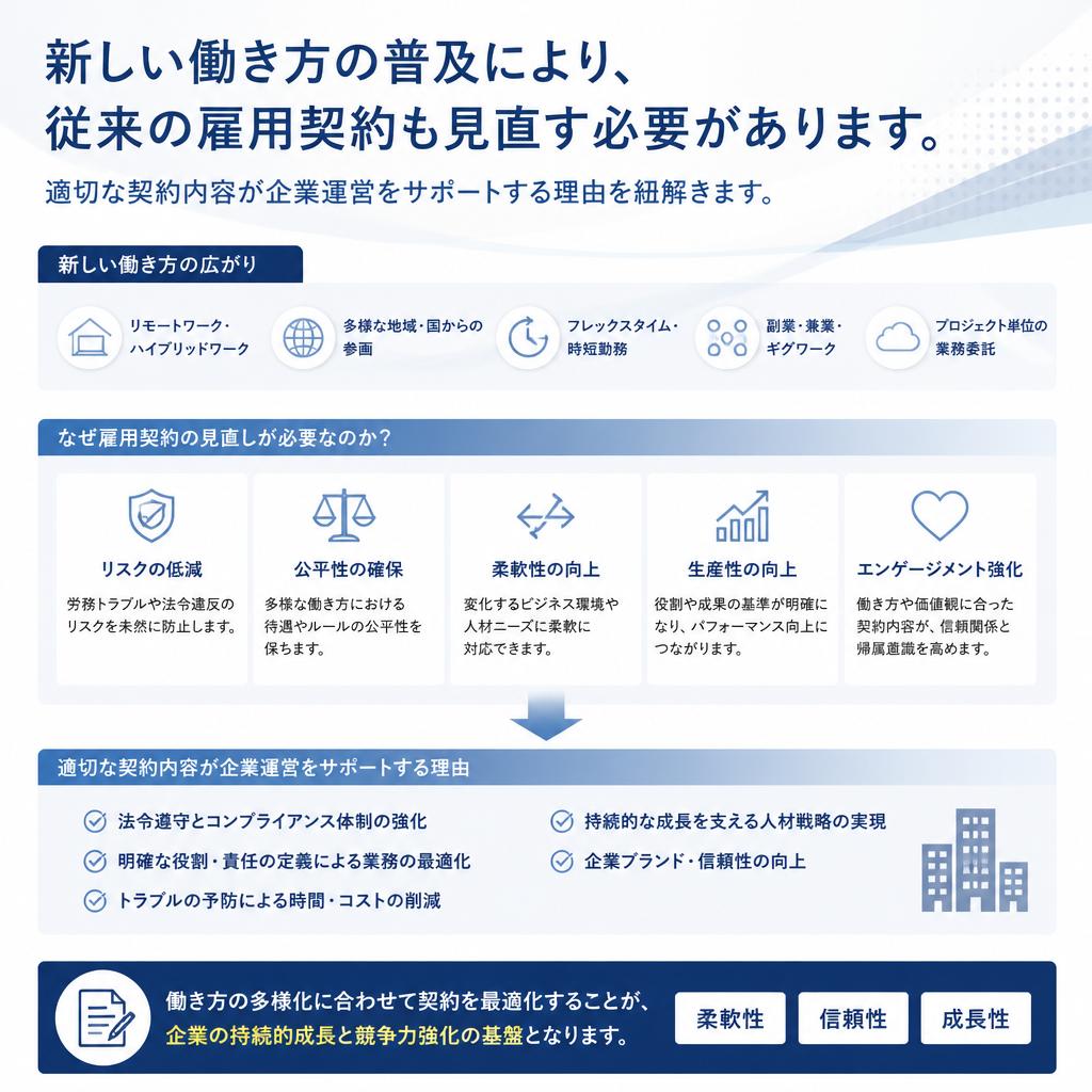 新しい雇用契約の必要性とは？