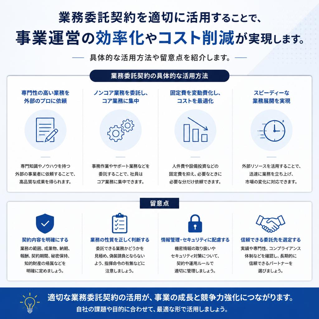 業務委託契約の活用法