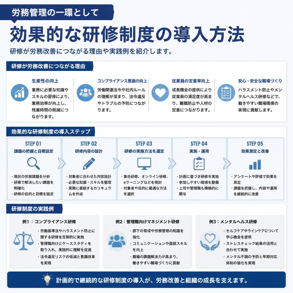 研修制度の活用法
