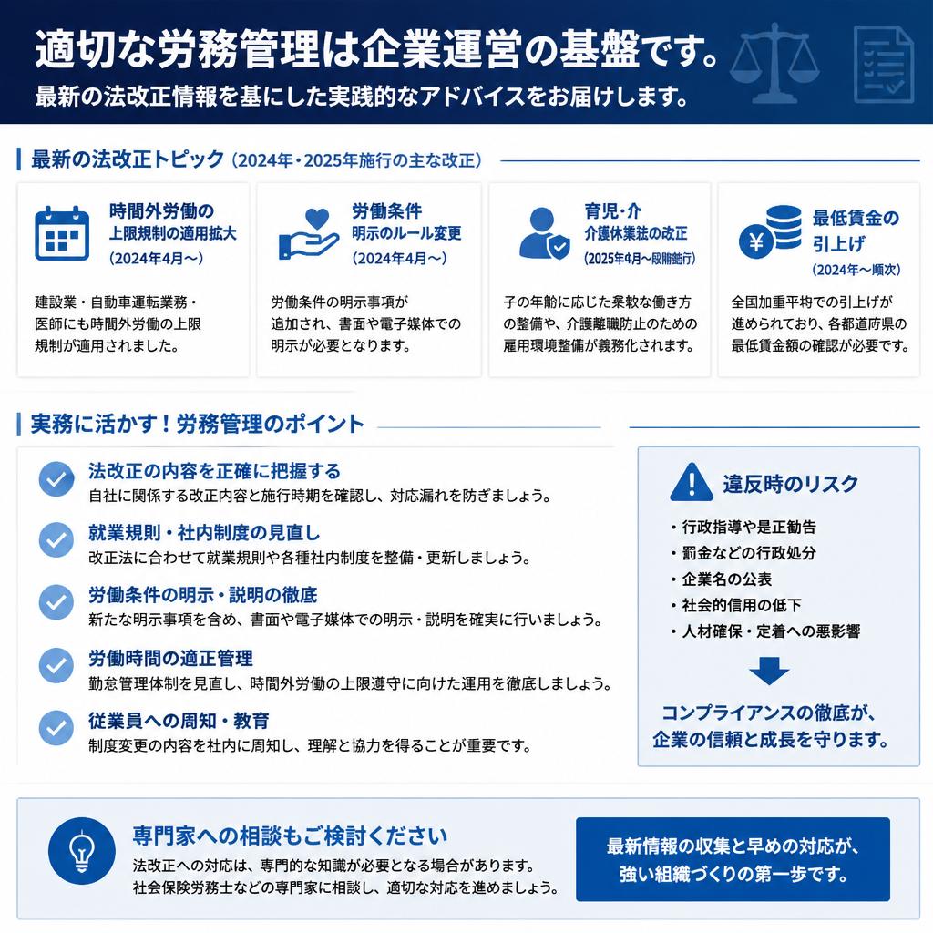 労務管理の徹底