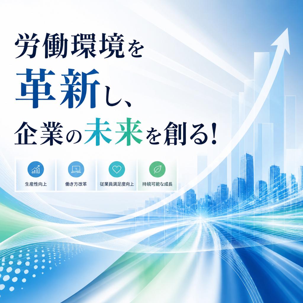 労働環境を革新し、企業の未来を創る!
