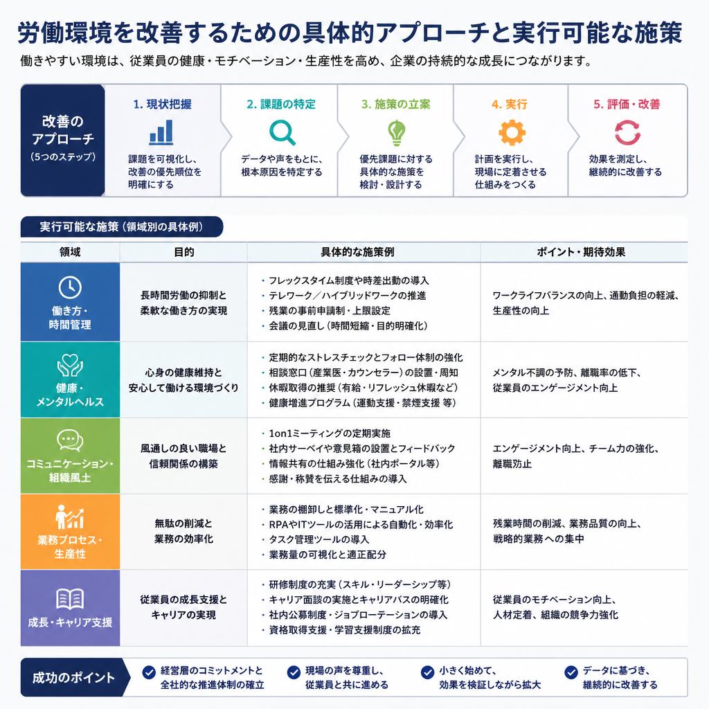 4. 労働環境の改善に向けて