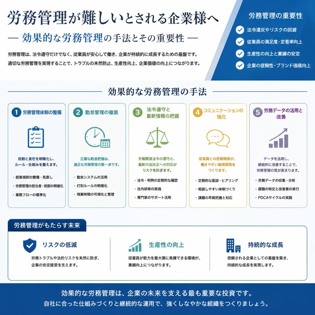 5. 労務管理の基盤を整える