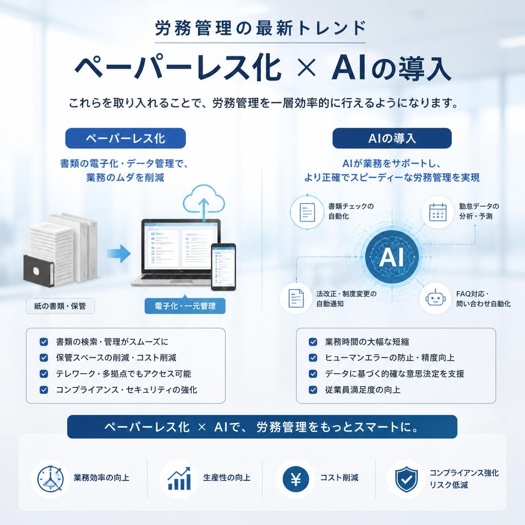 労務管理のトレンドと挑戦