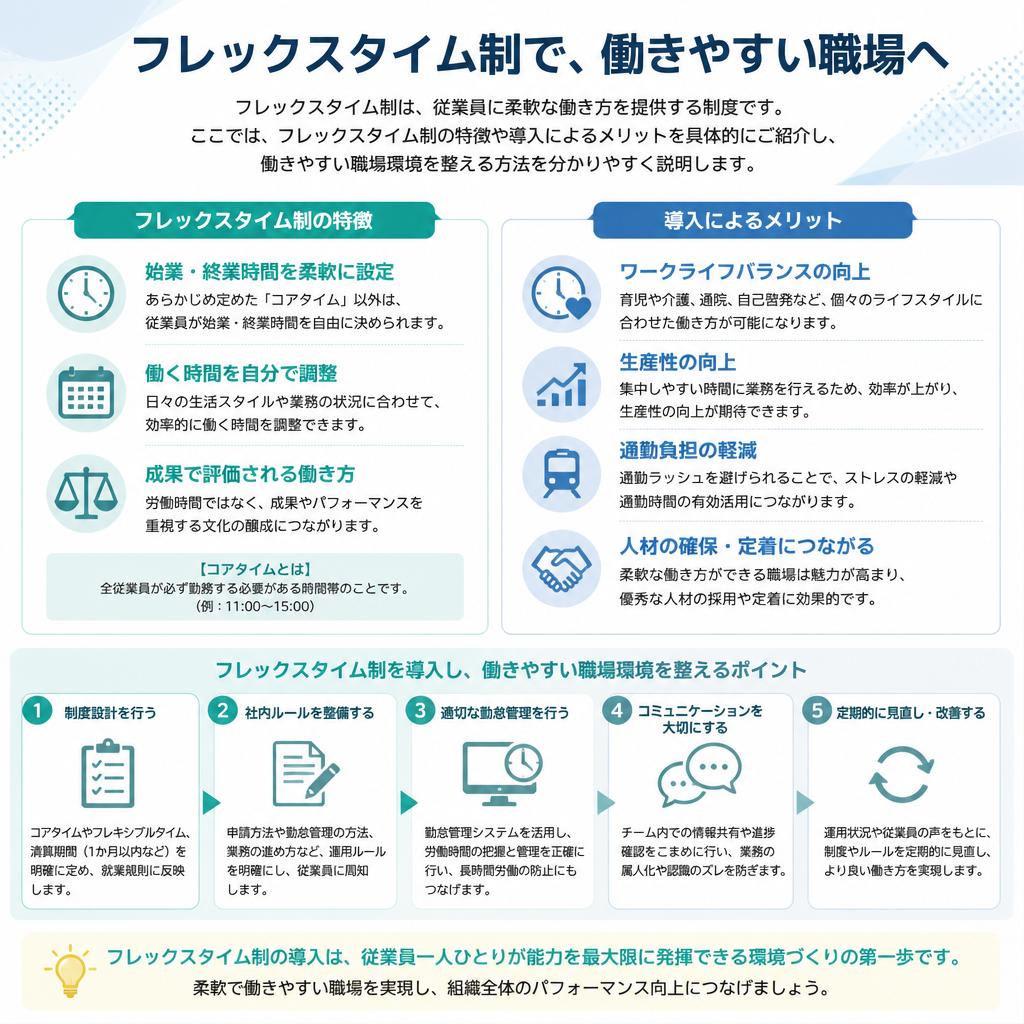 フレックスタイム制の全貌